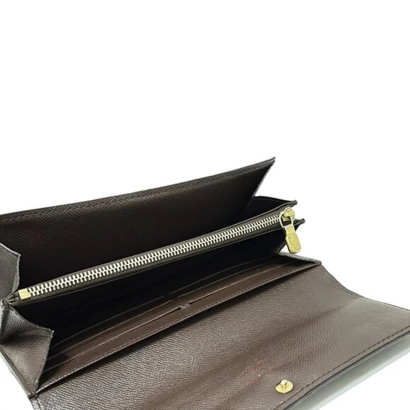 LOUIS VUITTON Portefeuille Sarah Ebene Damier - 163-082625 - Picture 3 of 5